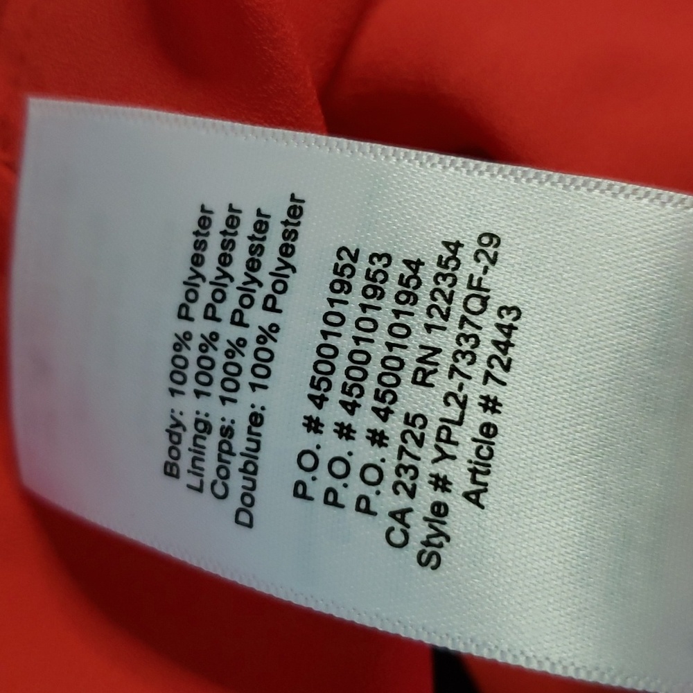 Aritzia Sunday Best wraparound lined skirt black & red animal tiger zebra print - Picture 11 of 11